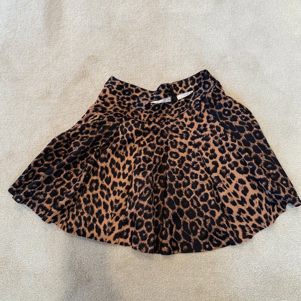 Leopard Mini Skirt